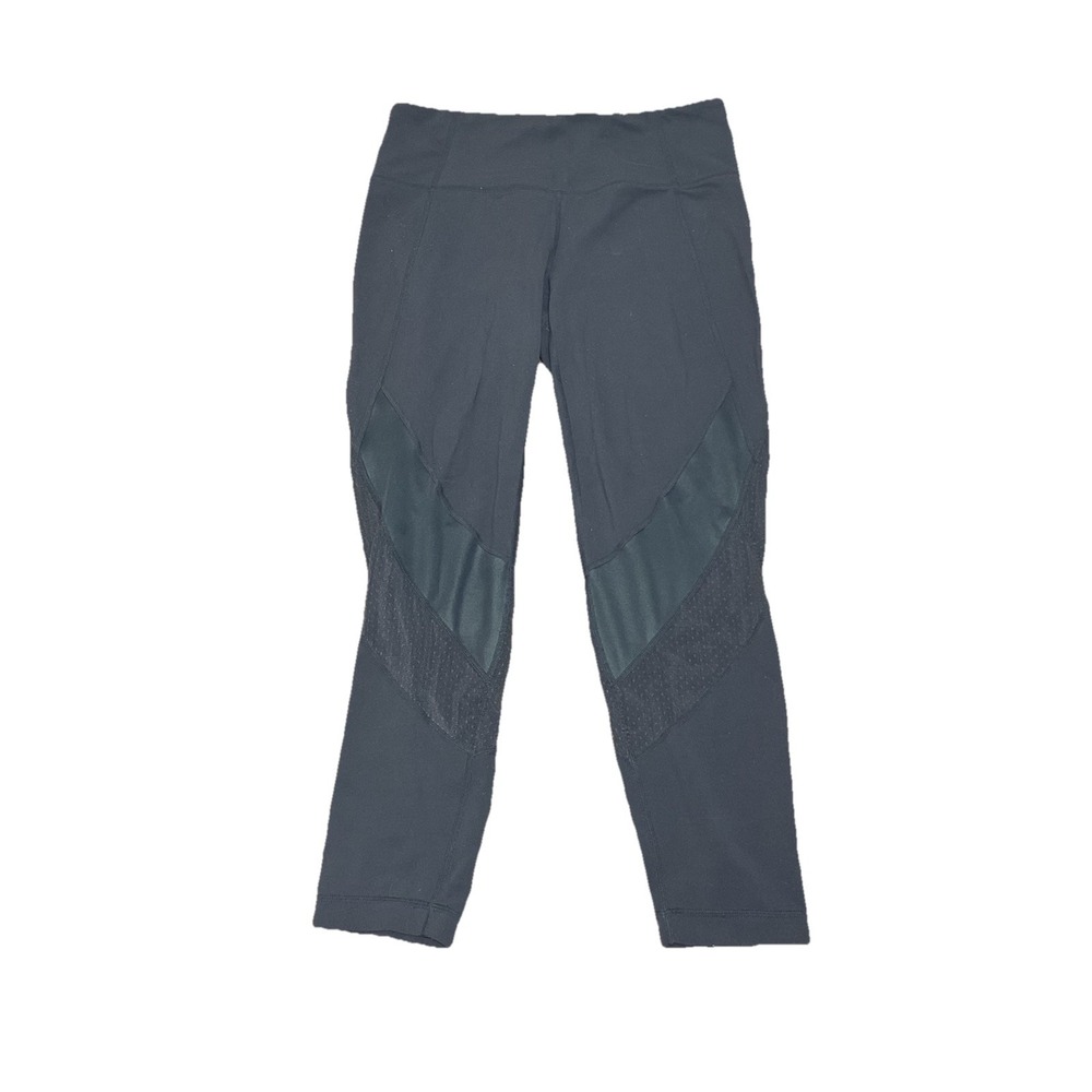 Women's Athleta Salutation Mesh 7/8 Tight Yoga‎ Pants Women's Medium Navy